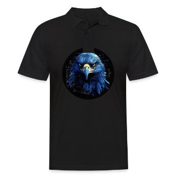 Aigle Aigle Doré Roi des Cieux Cadeau Alpes - Polo Homme - noir - Devant - Kai (181cm)