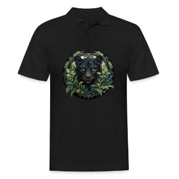 Jungle, Nature Design Cadeau - Polo Homme - noir - Devant - Kai (181cm)