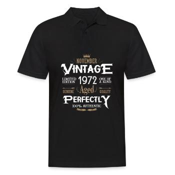 Novembre 1972 né Legends Birthday - Polo Homme - noir - Devant - Kai (181cm)