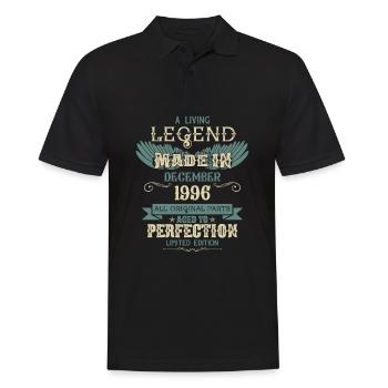 Décembre 1996 Millésime anniversaire - Polo Homme - noir - Devant - Kai (181cm)
