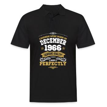 Millésime parfaitement vieilli décembre 1966 - Polo Homme - noir - Devant - Kai (181cm)