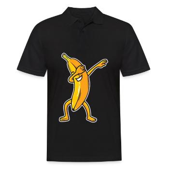 Dabbing Banane Dab Drôle de fruits - Polo Homme - noir - Devant - Kai (181cm)