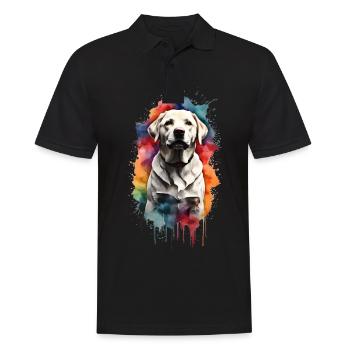Labrador Retriever - Polo Homme - noir - Devant - Kai (181cm)