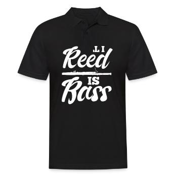 All I Reed Is Bass | Bassoon - Men's Polo Shirt - black - Front - Kai (181cm)