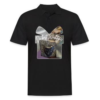 Du bist Wichtig - Männer Poloshirt - Schwarz - Vorne - Kai (181cm)