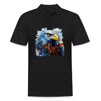 Aigle Aigle Doré Roi des Cieux Cadeau Alpes - Polo Homme - noir - Devant - Kai (181cm)