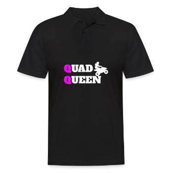 Quad ATV UTV Offroad Racing - Men's Polo Shirt - black - Front - Kai (181cm)