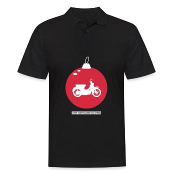 Scooter - Men's Polo Shirt - black - Front - Kai (181cm)