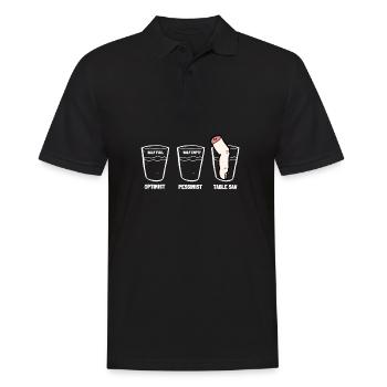 Carpenters Craftsman Woodworking Carpentry - Männer Poloshirt - Schwarz - Vorne - Kai (181cm)