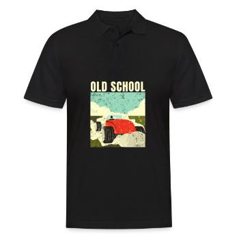 Hot Rods Classic Car And Oldtimer Apparel - Men's Polo Shirt - black - Front - Kai (181cm)