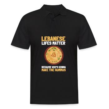 Lebanese Yalla Habibi Arabic Arab And Islam Muslim - Men's Polo Shirt - black - Front - Kai (181cm)