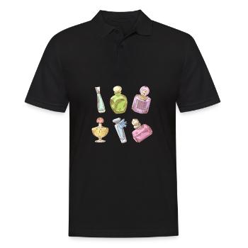 Fragrance Chemist Perfume Testing Perfum Eau De - Men's Polo Shirt - black - Front - Kai (181cm)
