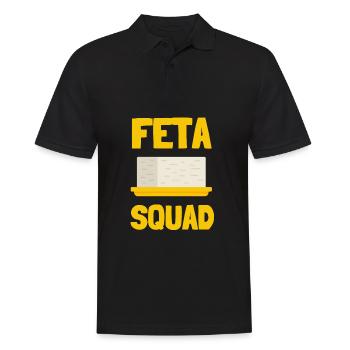 Feta Grec Feta Cheese Lover Et Greek Foodlover - Polo Homme - noir - Devant - Kai (181cm)