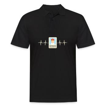 Baseball Card Collector And Baseball Memorabilia - Men's Polo Shirt - black - Front - Kai (181cm)
