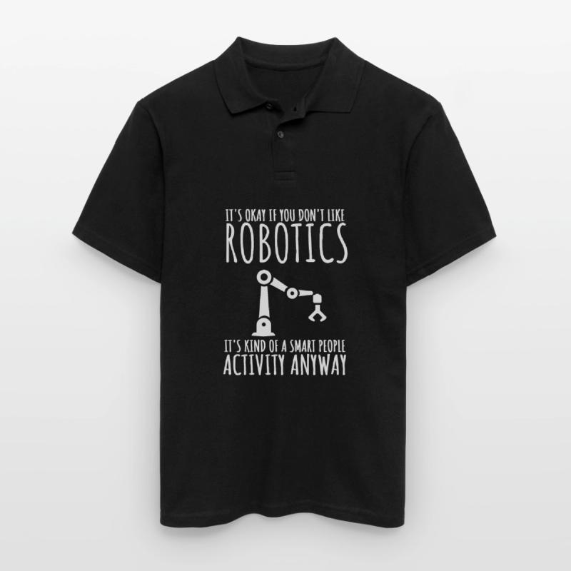 Robotics Robots Droid Builder And Robotics Männer Poloshirt