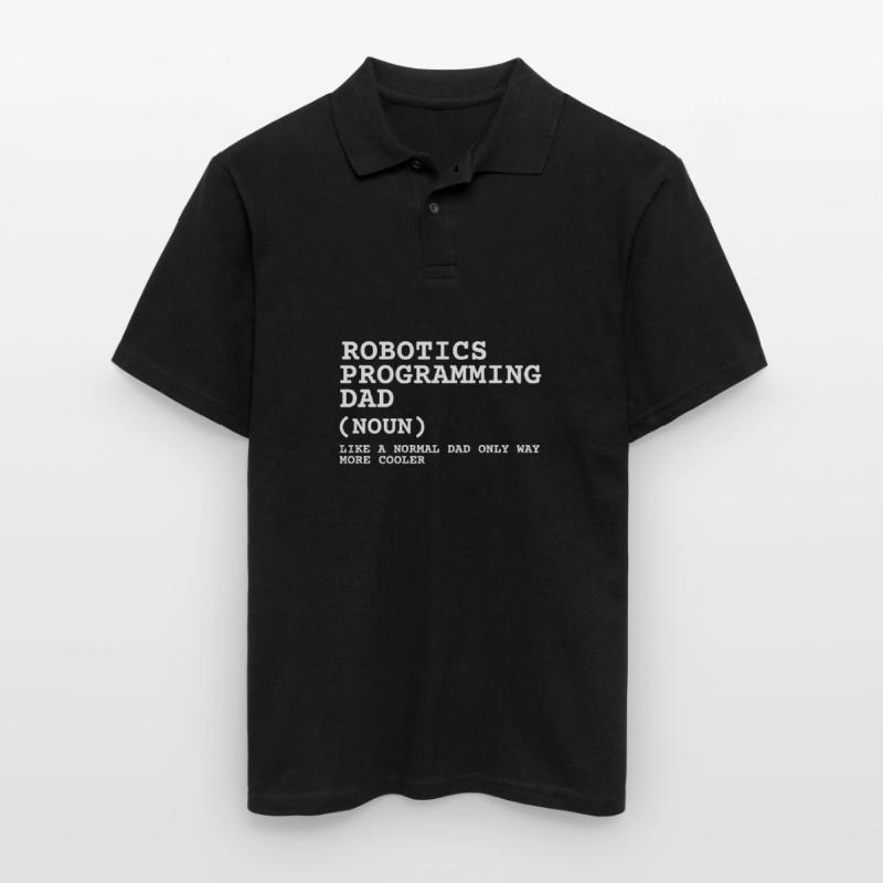 Robotics Robots Droid Builder And Robotics Männer Poloshirt