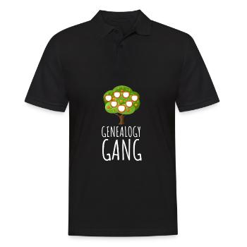 Genealogist Family Historian Genealogy Genealogist - Men's Polo Shirt - black - Front - Kai (181cm)