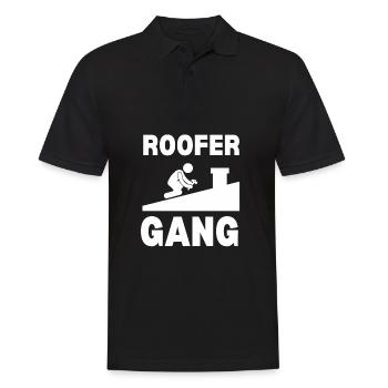 Roofer Roofing Contractor Construction Worker - Männer Poloshirt - Schwarz - Vorne - Kai (181cm)