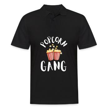 Popcorn Machine Movie Lover Cinéma Cinéma - Polo Homme - noir - Devant - Kai (181cm)