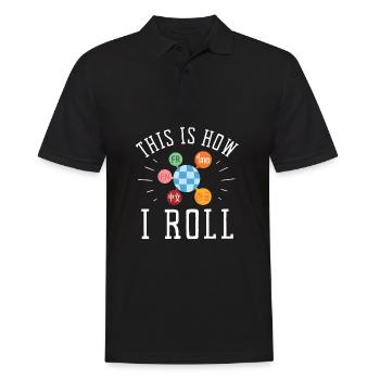 Dual Language Team Bilingual Teacher School Tutor - Männer Poloshirt - Schwarz - Vorne - Kai (181cm)