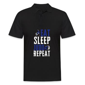 Judo Judoka Jiu Jitsu And Taekwondo Martial Arts - Männer Poloshirt - Schwarz - Vorne - Kai (181cm)