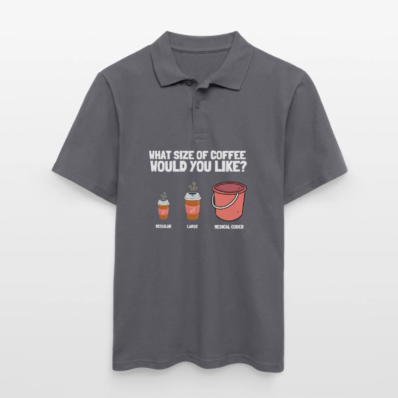 Medical Coder Coding VA Nurse And Clinical Coding Männer Poloshirt