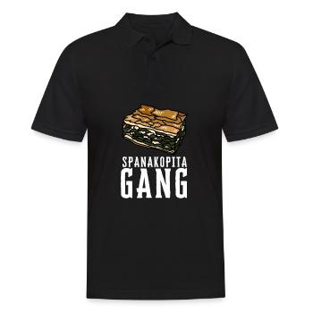 Spanakopita Cuisine grecque Grèce Grec - Polo Homme - noir - Devant - Kai (181cm)