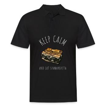 Spanakopita Cuisine grecque Grèce Grec - Polo Homme - noir - Devant - Kai (181cm)