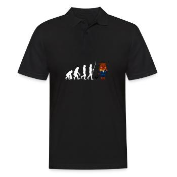 Flight Attendant Steward Stewardess Air Hostess - Männer Poloshirt - Schwarz - Vorne - Kai (181cm)