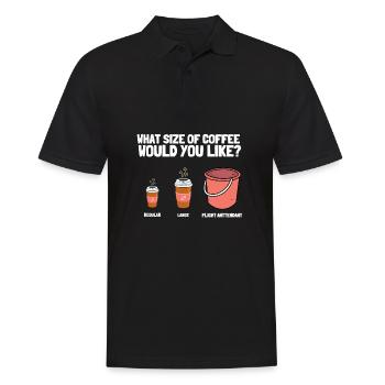 Flight Attendant Steward Stewardess Air Hostess - Männer Poloshirt - Schwarz - Vorne - Kai (181cm)