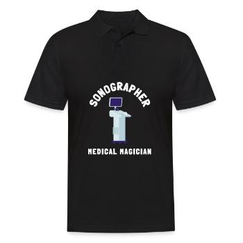 Sonographer Ultrasound Echography Sonography - Männer Poloshirt - Schwarz - Vorne - Kai (181cm)