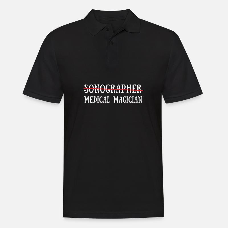 Échographiste Échographie Échographie Échographie - Polo Homme - noir