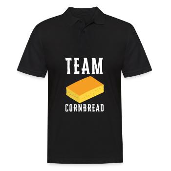 Cornbread Baking Cornmeal Muffins Batter Bread - Männer Poloshirt - Schwarz - Vorne - Kai (181cm)