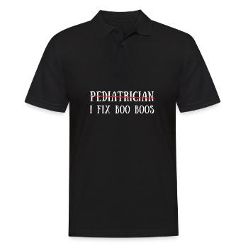 Pediatric Pediatrician Pediatrics Nurse Toddle - Men's Polo Shirt - black - Front - Kai (181cm)