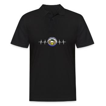 Udon Nouilles Japonaises Ramen Boîte de Nouilles Asiatiques - Polo Homme - noir - Devant - Kai (181cm)