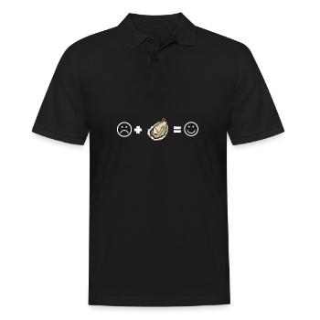 Oyster Shuck Shucking Seafood And Clam Digger - Männer Poloshirt - Schwarz - Vorne - Kai (181cm)