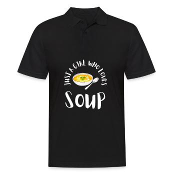 Canned Soup Liquid Food Cook Restaurant Food Lover - Männer Poloshirt - Schwarz - Vorne - Kai (181cm)