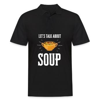 Canned Soup Liquid Food Cook Restaurant Food Lover - Männer Poloshirt - Schwarz - Vorne - Kai (181cm)