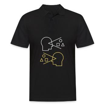 Ophtalmologiste Optométriste Optométrie et Opticien - Polo Homme - noir - Devant - Kai (181cm)