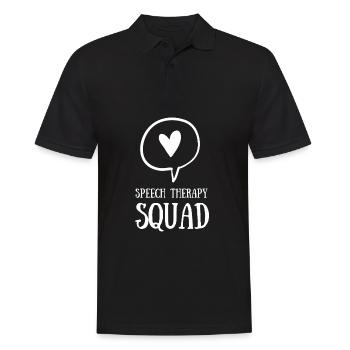 Speech Language Pathologist Speech Therapy SLP - Männer Poloshirt - Schwarz - Vorne - Kai (181cm)