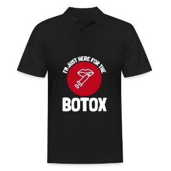 Botox Plastic Surgery And Aesthetic Nurse Injector - Men's Polo Shirt - black - Front - Kai (181cm)