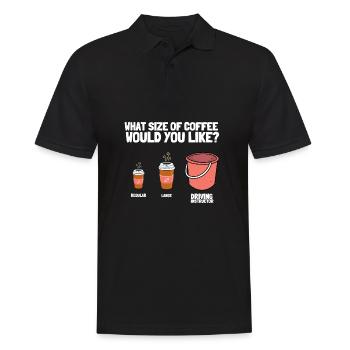Driving Instructor Driver Car Parking Exam Driving - Männer Poloshirt - Schwarz - Vorne - Kai (181cm)