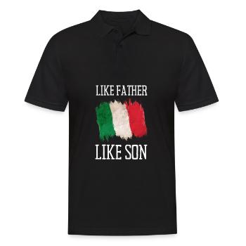 Comme Père Comme Fils Origine Origine Origine Des Pères Fête des Pères - Polo Homme - noir - Devant - Kai (181cm)