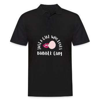Bubble Gum Gumball Sweet Candy Machine Bubblegum - Polo Homme - noir - Devant - Kai (181cm)