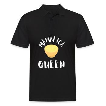 Mamaliga Romanian Moldovan Porridge Polenta - Men's Polo Shirt - black - Front - Kai (181cm)