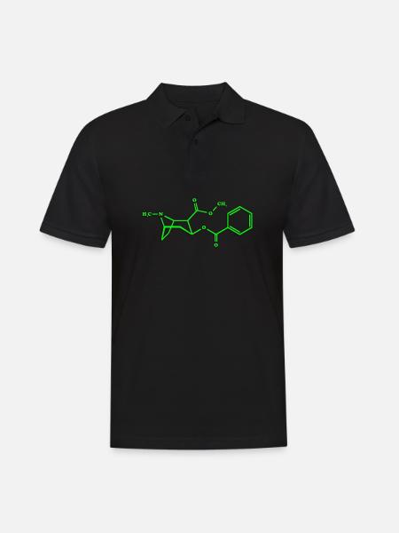 Cocaine - Men's Polo Shirt - black