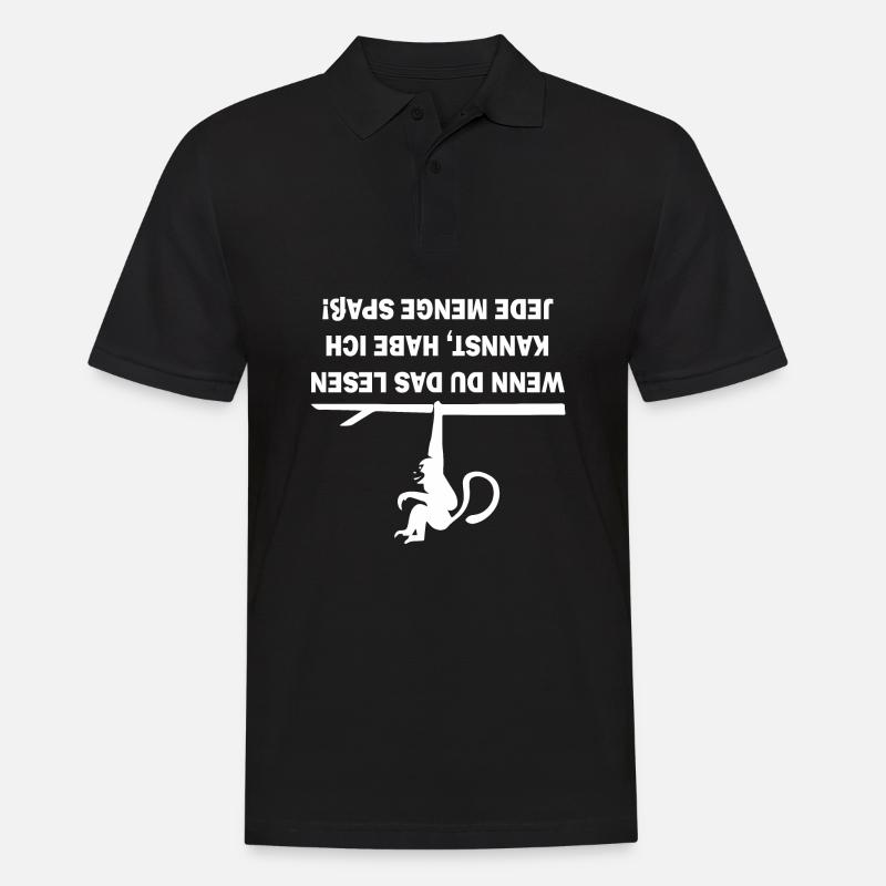 Klettern Karabiner Kletterer Geschenk - Männer Poloshirt - Schwarz