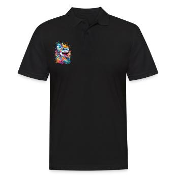 Requin - Polo Homme - noir - Devant - Kai (181cm)