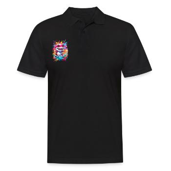 Requin - Polo Homme - noir - Devant - Kai (181cm)