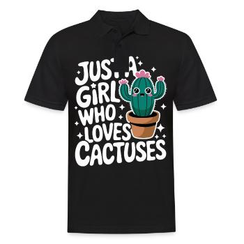 Cactus Cacti Desert Plant - Men's Polo Shirt - black - Front - Kai (181cm)